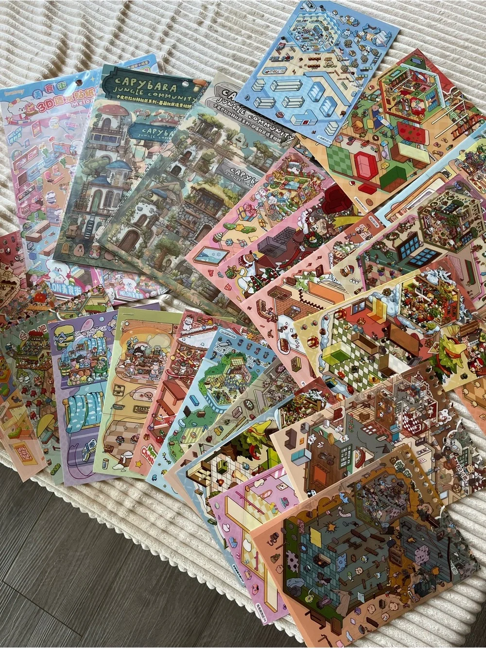 diy sticker bundle book of 24 scenes